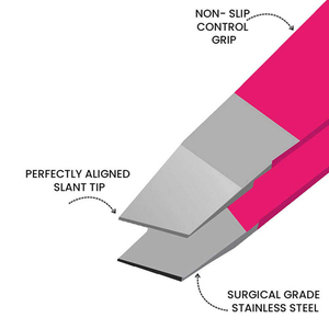 Pinza de Cejas de Acero Inoxidable Personalizada de Primera Calidad con Punta Puntiaguda para una Depilación Facial Precisa, Ligera y Ecológica - Product Image 4