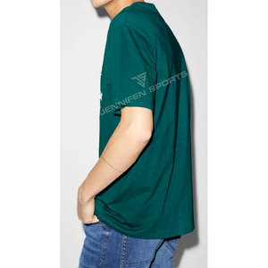 เสื้อยืดลำลองผู้ชาย ผ้าฝ้าย 100% ทรงปกติ หลวม ลายพิมพ์นูน ออกแบบโลโก้ได้ ระบายอากาศ แห้งเร็ว ใส่ได้ในฤดูร้อน ไซส์ใหญ่ - Product Image 6