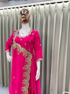 Salwar de Piel Sintética Estilo Islámico con Bordado y Hilos Múltiples para Fiestas, Disponible en Varios Tamaños y Colores - Product Image 5