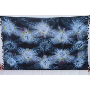 Nuevo pareo Hawaiano Pareo Sinaran teñido 100% rayón venta al por mayor personalizado Bali fabricante ropa de playa cubrir hasta - Product Image 1