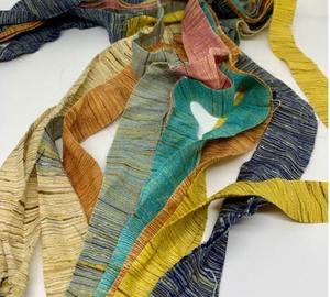 Hilo de rollo de cinta de algodón Khadi hecho a medida hecho a mano telas Khadi de algodón en 5 cm de ancho adecuado para manualidades - Product Image 6