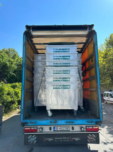 High Quality Branded <b>Outdoor</b> 1100 L Waste Metal Container Galvanized Container Steel Waste <b>Bins</b> Large Size MADE in TURKEY - Product Image 4