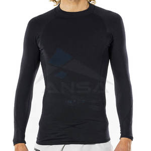 Comfortable Breathable High Quality Quick Dry Full Sleeve <b>Mens</b> Rash Guard with Customized Colors for Training <b>Swimming</b> Surfing - Product Image 3