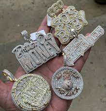 New Iced Out CEO Hip Hop Cross Glow in the Dark New Arrivals Fashion Style Cursive Letters Name Moissanite Diamond Pendant - Product Image 6