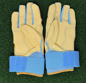 Gants de frappe de baseball en cuir 100% pur, gants de frappe de baseball en cuir personnalisés de haute qualité - Product Image 3