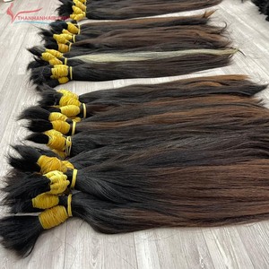 Extensiones de cabello natural a granel de un solo donante para bebés, 100% cabello humano de Vietnam puede decolorar hasta #613 - Product Image 4