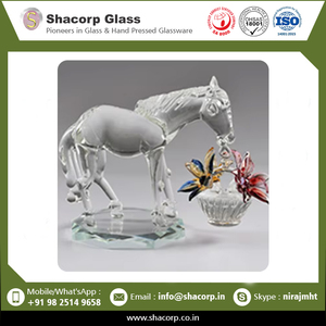 Figurine de cheval de décoration intérieure la plus vendue Art animalier en verre fait à la main et Figurines disponibles au prix de gros - Product Image 2