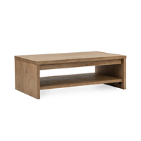 Table basse moderne en bois massif pour la maison Meubles de salon