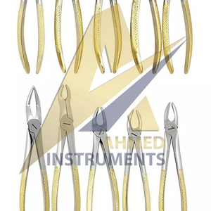 Lot de 10 pinces d'extraction dentaire Instruments chirurgicaux plaqués or par SUAVE SURGICAL INSTRUMENTS - Product Image 5
