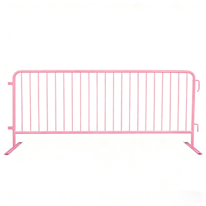 Panel de Barrera de Seguridad para Peatones de Acero, Barrera de Control de Multitudes Extraíble con Recubrimiento en Polvo, Barrera de Seguridad Vial para Tráfico - Product Image 4