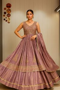 2025 Modern Embroidered Bridal Lehenga Choli Set with Dupatta Trending Indian <b>Wedding</b> Wear <b>for</b> Parties - Product Image 2