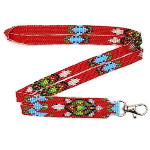 Lanières de perles de rocaille faites à la main pour les porte-cartes d'identité élégants Lanières de perles de rocaille de conception personnalisée avec personnalisation de logo - Product Image 2