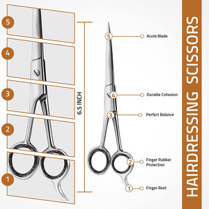 6 pouces meilleurs ciseaux à cheveux légers ciseaux de coupe coiffure coupe ciseaux de coiffeur professionnel pour hommes moustache et cheveux - Product Image 2