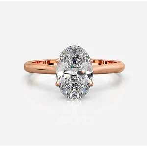 แหวนเพชรรูปไข่เรเดียนซ์ - Product Image 1
