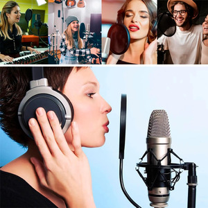 Filtre anti-pop pour microphone de studio professionnel flexible - Couleurs assorties - Product Image 4