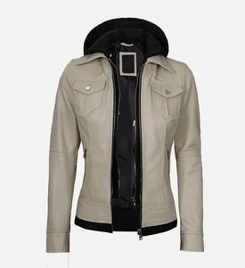 Chaquetas de cuero de PU suave para mujer, diseño personalizado OEM, precios de fábrica, envío rápido, aspecto de moda, compra a granel bienvenida. - Product Image 5