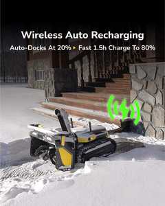 เครื่องตัดหญ้าอัตโนมัติแบบโมดูลาร์ 4-in-1 ยี่ห้อ YARBO พร้อมเครื่องเป่าหิมะและเป่าใบไม้ ระบบชาร์จอัตโนมัติ เครื่องยนต์ 2 จังหวะ ระดับอุตสาหกรรม ถังเก็บหญ้าขนาด 200 ลิตร - Product Image 4