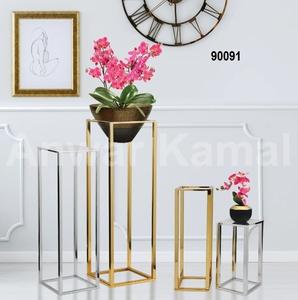 Metal <b>Stand</b> Display Pedestal (Electroplated) - Product Image 1
