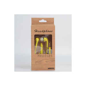 Écouteurs filaires intra-auriculaires Netzy Zore ZX-HD220 jaunes avec microphone et interface jack 3,5 mm et type-C - Product Image 1