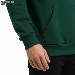 Ropa de calle personalizada lavado con ácido parche desgastado bordado impresión Logo pulóver 100% algodón peso pesado de gran tamaño hombres sudaderas con capucha - Product Image 3