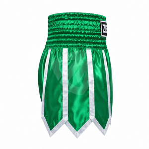 Pantalones Cortos de Boxeo con Solapas para Entrenamiento, Fitness, Gimnasio, Combate, Falda de Boxeo, Diseño de Logotipo Personalizado Profesional, Satén, Kickboxing - Product Image 2