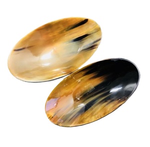 ชามเขาควายดีไซน์หรูหราสั่งทำพิเศษ ขัดเงาด้วยมือ สำหรับเสิร์ฟอาหารและสลัด เหมาะสำหรับงานเลี้ยงที่บ้าน งานแต่งงาน และตกแต่ง - Product Image 1