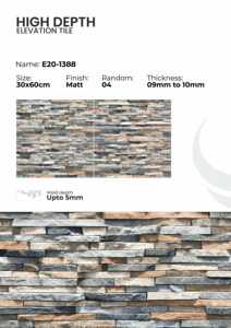 Carreaux muraux en porcelaine 300x600mm, résistants aux intempéries - Product Image 4