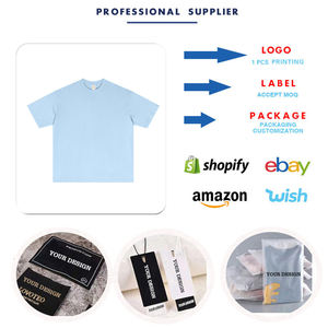 Custom Embroidery Logo 200gsm 100% Cotton Blank Regular Regular Fit Men's T-Shirt Streetwear Eco-Friendly Breathable O-Neck - Product Image 5