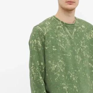 Sweat-shirt unisexe surdimensionné sans poche en coton 100% vintage avec logo personnalisé OEM, lavage à l'acide, streetwear, sweat-shirt vierge pour homme OEM - Product Image 4