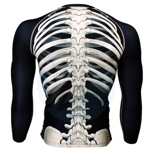 Dernier modèle de chemises de compression pour homme Spandex/Polyester Séchage rapide Écologique Manches complètes Personnalisable Offre Spéciale Confortable - Product Image 4