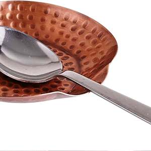 ที่วางช้อนทองแดงแบบสั่งทำได้งานหัตถกรรมอินเดียทำด้วยมือสีตามสั่ง - Product Image 6