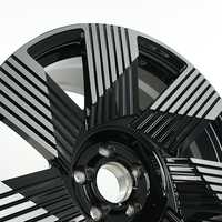 Jantes de voiture en alliage d'aluminium monobloc forgé NNX 17 18 19 20 21 22 23 24 pouces Noir usiné