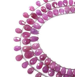 ลูกปัดไพลินทับทิมธรรมชาติขนาด8นิ้ว - Product Image 2