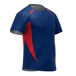 เสื้อรักบี้พิมพ์ลายตามสั่งขายดีที่สุด ไซส์พลัส คุณภาพพรีเมียม เนื้อผ้าระบายอากาศได้ดี ระดับมืออาชีพ MOQ ต่ำ สีสันปรับแต่งได้ - Product Image 1