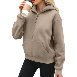 Nuevas Sudaderas con Capucha de Alta Calidad, Estilo Casual Urbano, Hombros Caídos, Transpirables, Ecológicas, 100% Algodón para Mujer - Product Image 4
