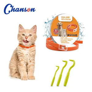 Pet products lice removing stainless steel combs with pet collars