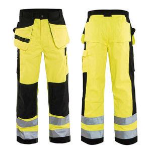 Pantalon cargo robuste en polycoton respirant, multi-poches, 220-280 GSM, vêtements de travail industriels - Product Image 2
