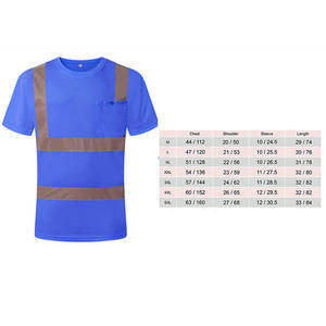 Camiseta Reflectante Transpirable de Verano para Hombre, Ropa de Seguridad de Manga Corta para Trabajos de Construcción al Aire Libre - Product Image 5