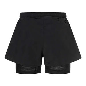 Shorts Deportivos Transpirables de Secado Rápido y Alta Elasticidad, Cintura Media, Cierre de Botones, Shorts de Yoga para Mujer con Estampado - Product Image 3