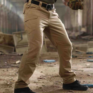 กางเกงยุทธวิธีสำหรับทุกเพศกางเกงลำลองระบายอากาศสีพื้นแห้งเร็ว - Product Image 3