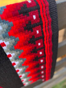 Western Show Horse Saddle Blanket Diseño de Nueva Zelanda Manta de sillín de lana hecha a mano Top Wool Saddle Pad Size - Product Image 5