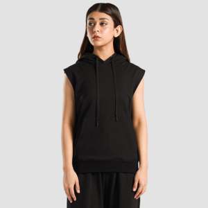 Sudadera Unisex Imparable, Mezcla de Algodón y Poliéster, Felpa Francesa Transpirable, con Correas Ajustables en la Capucha, Color Negro - Product Image 5