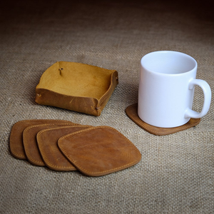 Kurtuba- Genuine Leather Luxury Coasters - Product Image 6