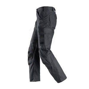 กางเกงคาร์โก้ผู้ชายผ้าฝ้าย100% น้ำหนักเบาดีไซน์ตามสั่งย้อมสีธรรมดา - Product Image 3