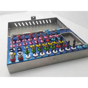 Kit de taladros quirúrgicos dentales certificados CE de acero inoxidable profesional de 16 Uds., potencia Manual quirúrgica Hosanna, incluye instrumentos - Product Image 6