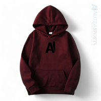 Sweat à capuche tendance en polaire brodé tie-dye avec logo personnalisé, impression numérique, écologique, hiver, polyester/coton perlé