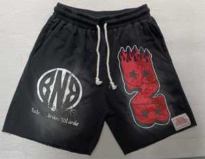 Pantalones cortos hasta la rodilla con estampado digital 3D de algodón 100% para hombre - Product Image 2