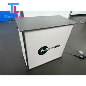 Handelsbeurs LED Aluminio Publicidad Pantalla de mesa Reclame-Oppstelling SEG-Stofligkas Soporte portátil plegable Estándar - Product Image 3