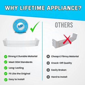 Nuevo Estante para Puerta de Refrigerador Compatible con GE, de Plástico, con Garantía de por Vida - Product Image 4