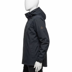 Chaquetas resistentes al agua con cuello levantado para exteriores para adultos poliéster a prueba de viento ligero cálido senderismo Camping ropa deportiva impermeable - Product Image 4